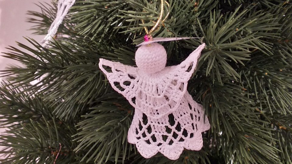 Háčkovaný anděl