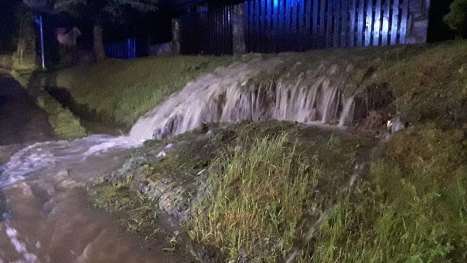 Záplavy na Šumpersku a Uničovsku v noci z neděle 7. 6. 2020