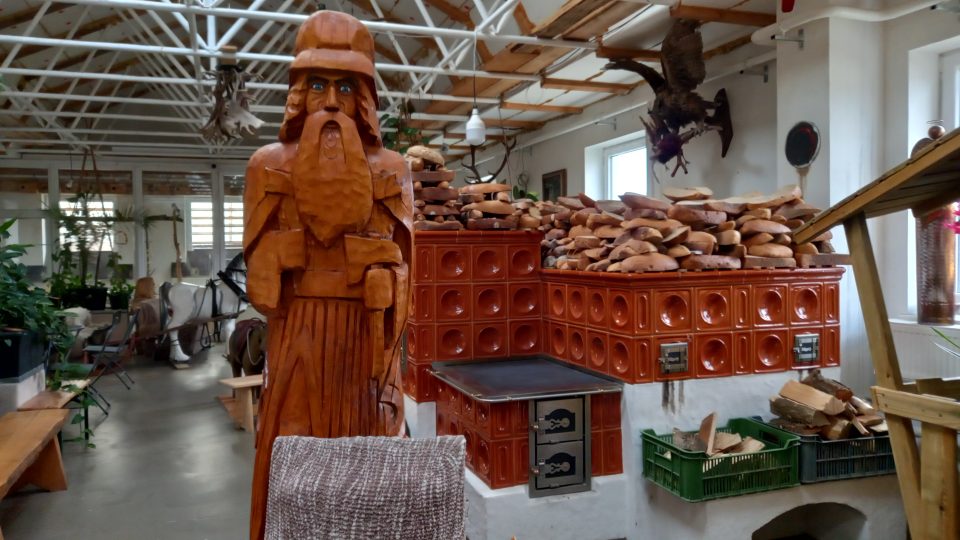 Praděd v Pradědově galerii | foto: Aleš Spurný, Český rozhlas Praděd v Pradědově galerii