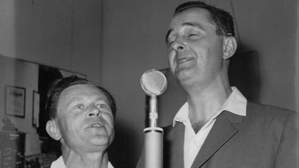 Zpěváci Vlastimil Čábal a František Ledínský | foto: Český rozhlas Plzeň Zpěváci Vlastimil Čábal a František Ledínský