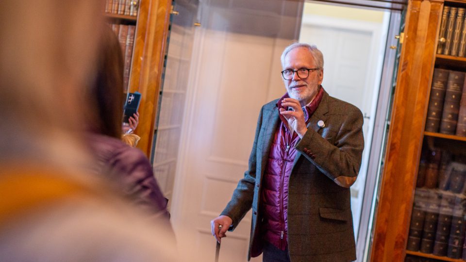 František Kinský v roli průvodce