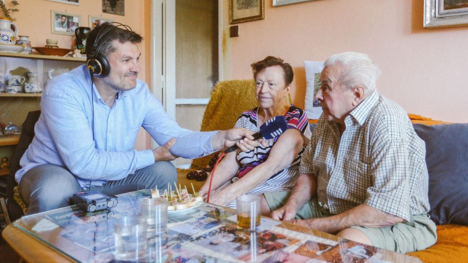 Patrik Rozehnal a manželé Kročkovi | foto: Jana Volková Patrik Rozehnal a manželé Kročkovi