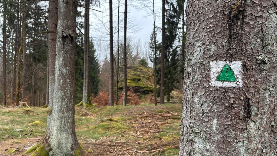 Základ hrádku Šelmberku tvořila žulová skála