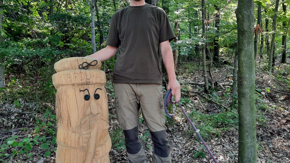 Pohádkovou stezkou nás provedl Filip Beneš z Lesní správy Jeseník