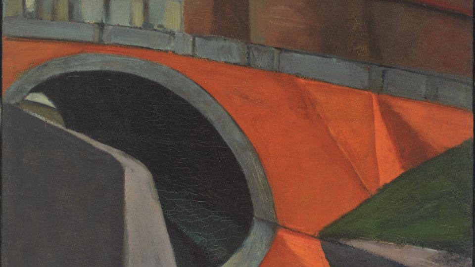 Lajos Tihanyi, Most, 1921, olej, plátno, 74,8 × 54,9 cm, Galerie Berinson, Berlin