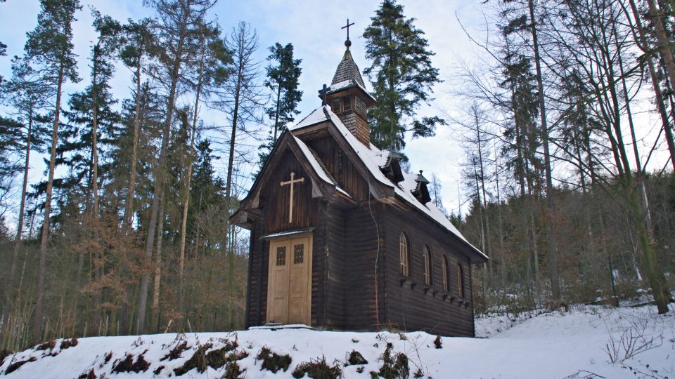 Kaple Povýšení sv. Kříže pochází z roku 1913