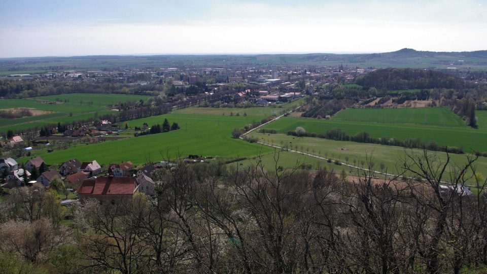 Pohled na Jičín od kapličky sv. Maří Magdaleny z vrchu Veliš