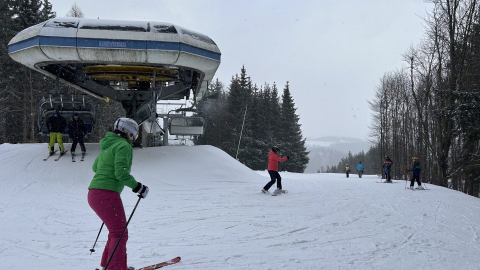 Ski Aréna Karlov během soboty 11. ledna 2025