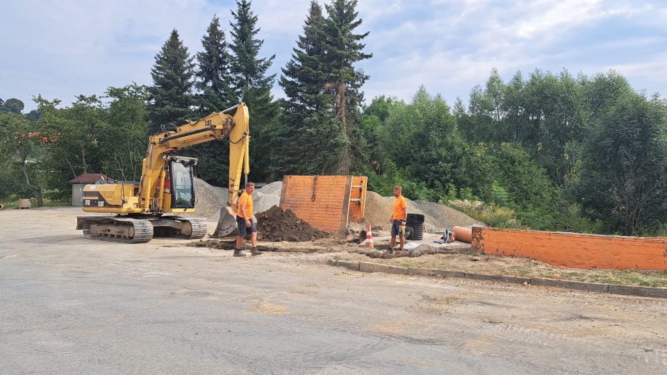 V Lipové na Prostějovsku staví kanalizaci