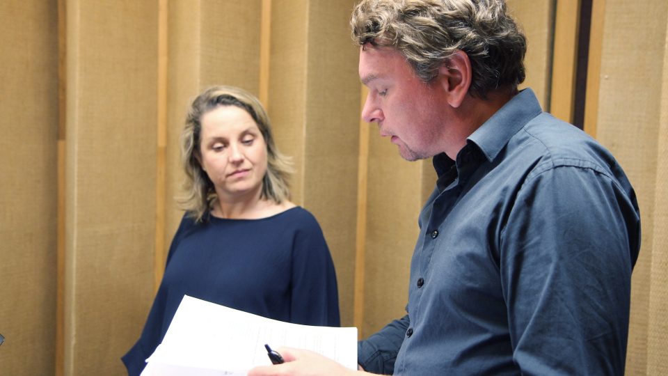 Vladimíra Včelná v rozhovoru s režisérem Tomášem Soldánem