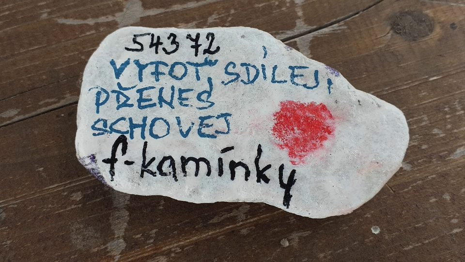 Putovní kamínek | foto: Stanislava Brádlová, Český rozhlas Putovní kamínek