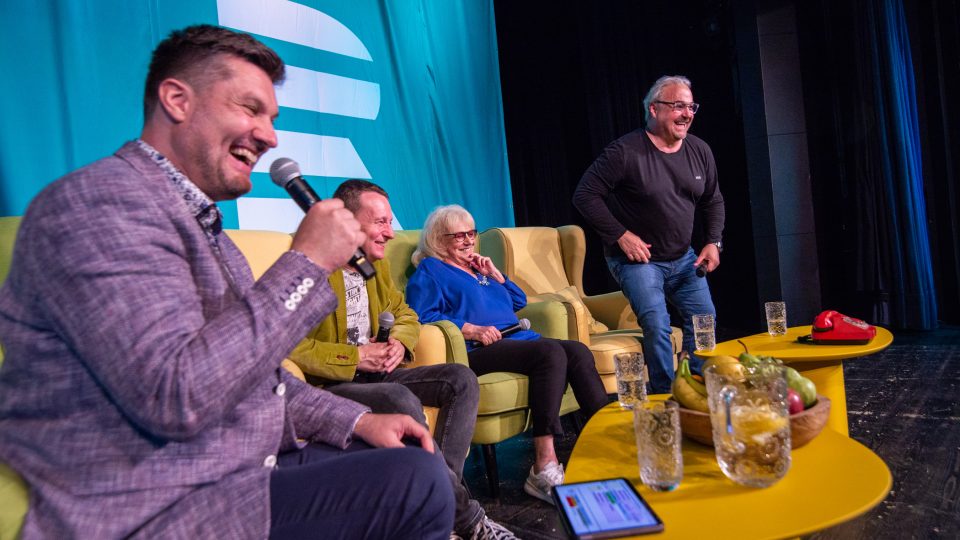 Do Rakovníka dorazili Iva Hüttnerová, Martin Zounar a Petr Jablonský