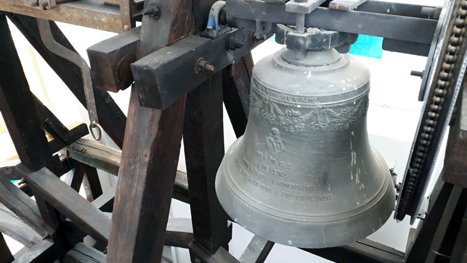 Kostelní zvon v Hrabové