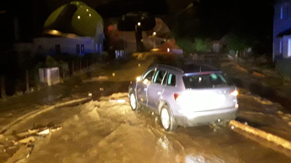 Záplavy na Šumpersku a Uničovsku v noci z neděle 7. 6. 2020
