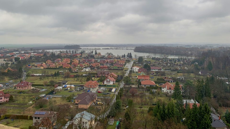 Výhled ze zámku Tovačov