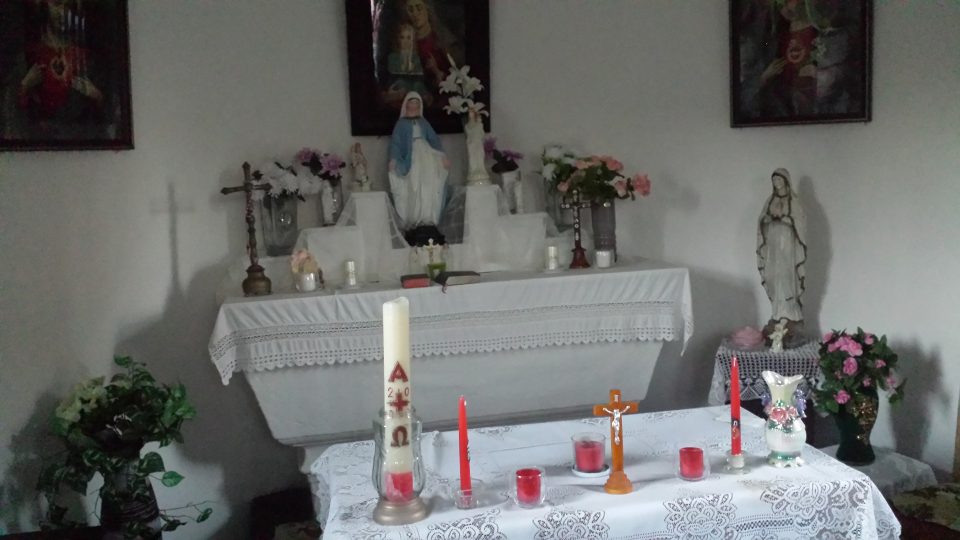 Oltář vacetínské kaple