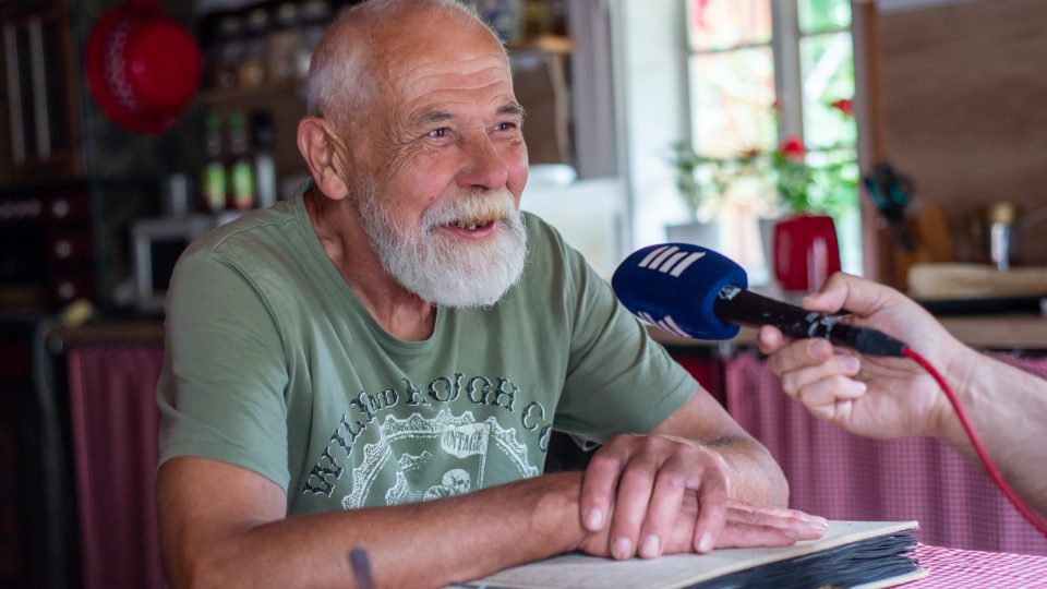 Jiří Tuček během rozhovoru | foto: Martin Čuřík Jiří Tuček během rozhovoru