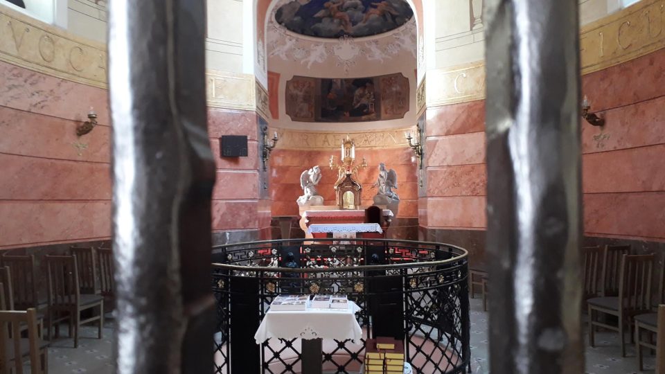 Pohled do kaple sv. Jana Sarkandera