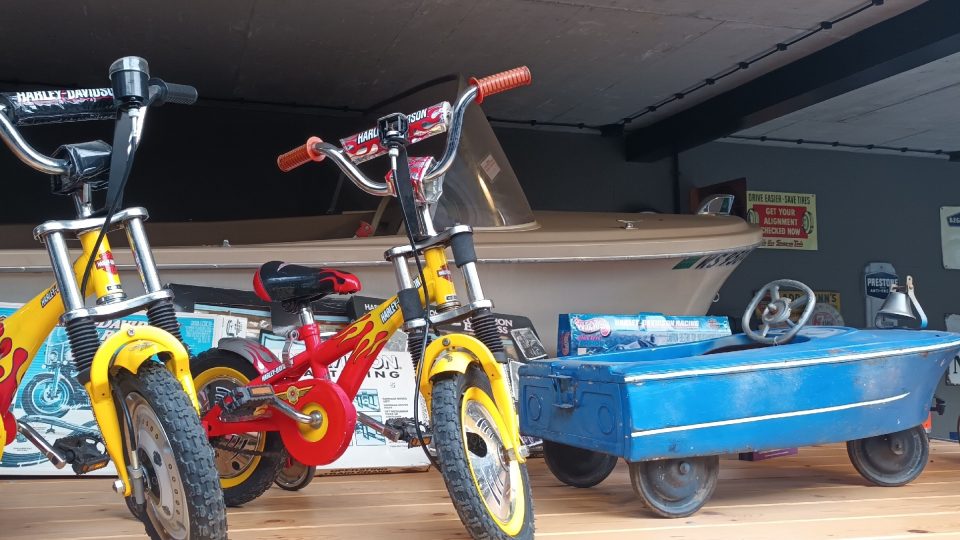 Harley Davidson nezapomínal ani na děti | foto: Silvie Pospíšilová, Český rozhlas Harley Davidson nezapomínal ani na děti