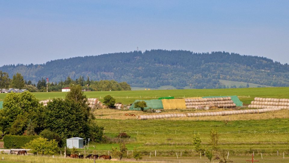 Pohled na vrch Javorník