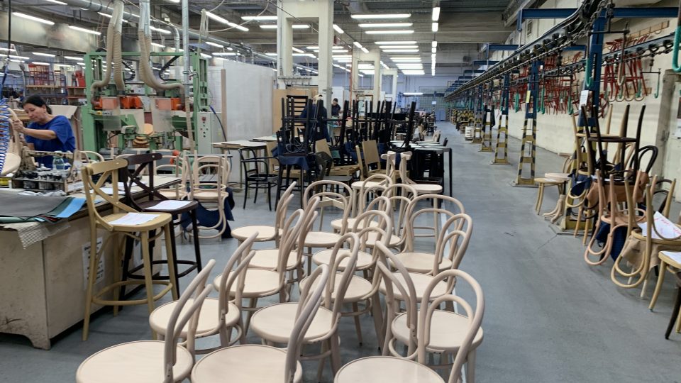 Návštěva továrny na nábytek TON v Bystřici pod Hostýnem