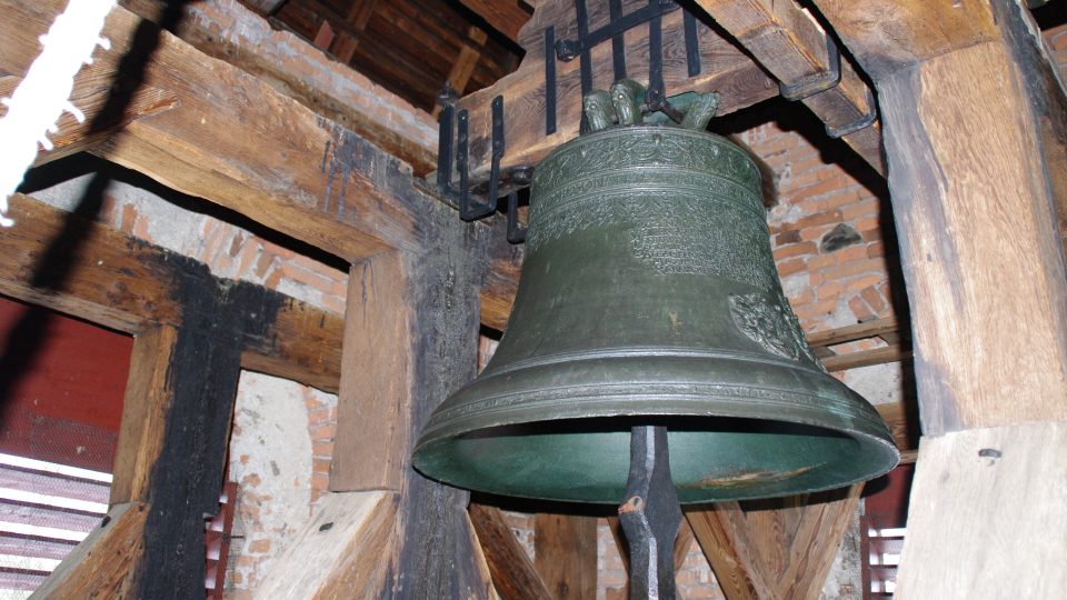 Renesanční zvon z roku 1614