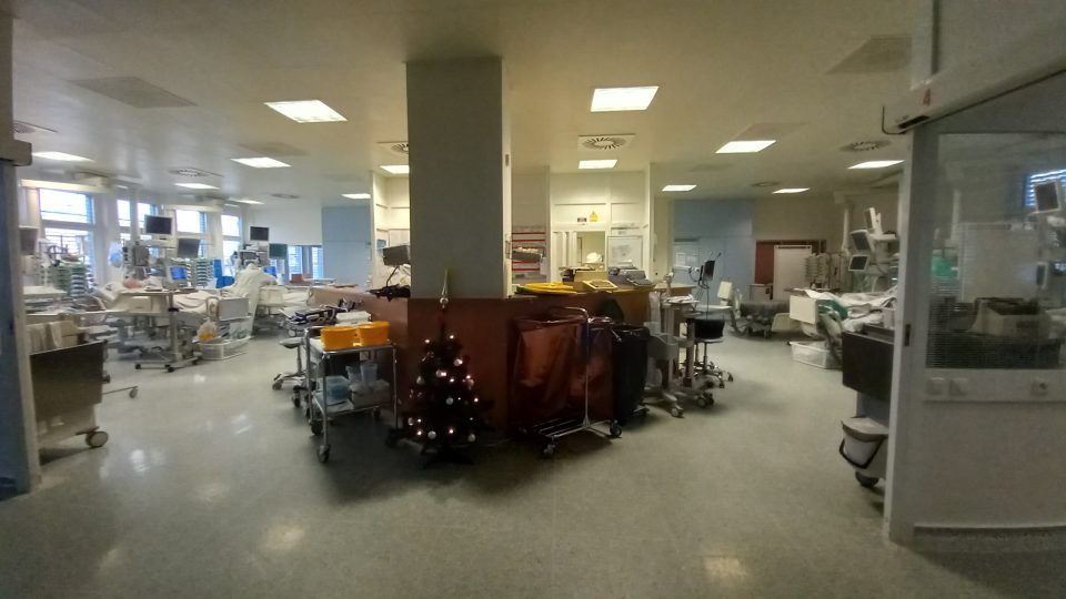 Na klinice ARO Fakultní nemocnice Olomouc