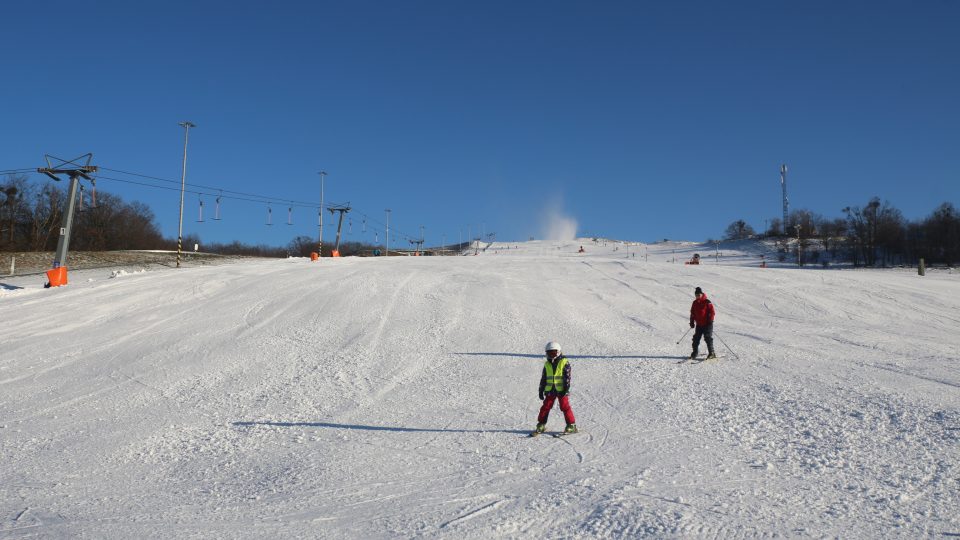 Skiareál v Hlubočkách