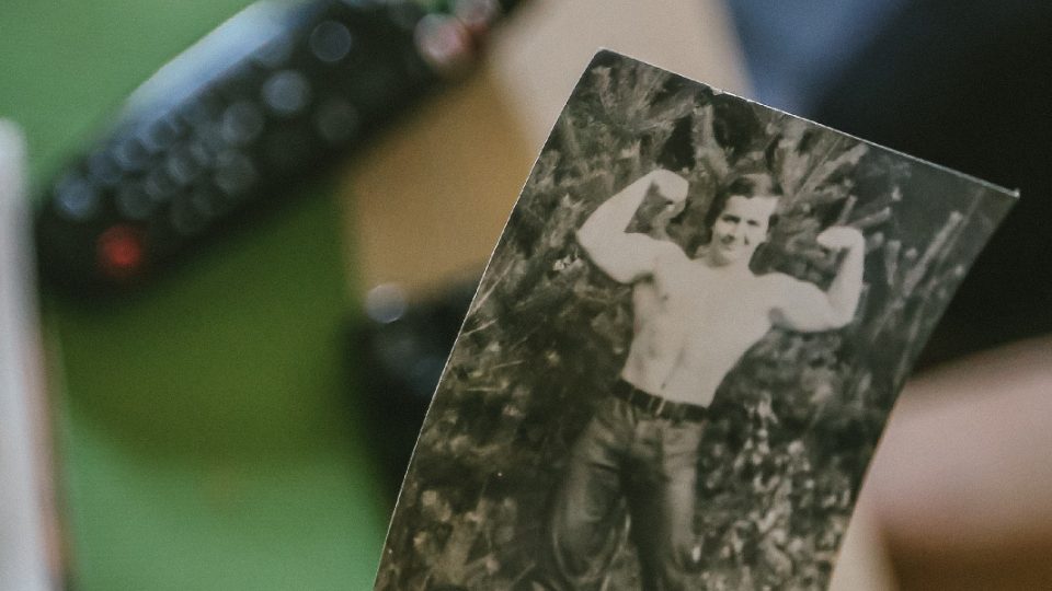 Václav Hrubý dělal kulturistiku, Eva obdivovala i jeho svaly | foto: Jana Volková Václav Hrubý dělal kulturistiku, Eva obdivovala i jeho svaly