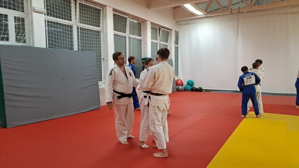 Trénink olomouckého Judo klubu