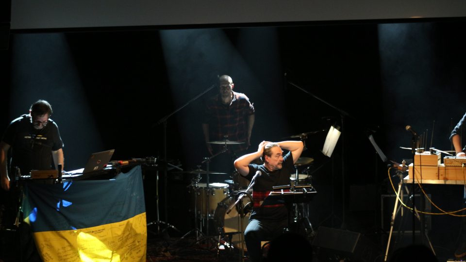 Jurij Andruchovyč s Karbidem v Olomouci v roce 2025