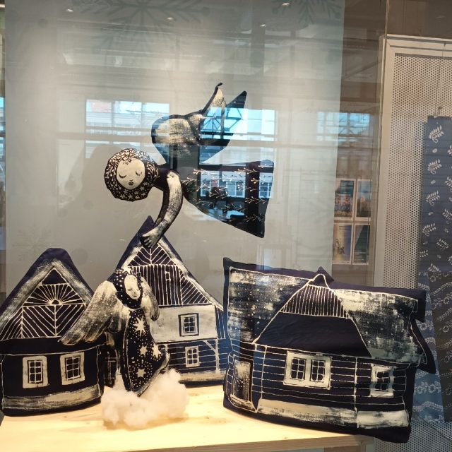 Na vánoční výstavě samozřejmě nechybí andělé | foto: Silvie Pospíšilová,  Český rozhlas