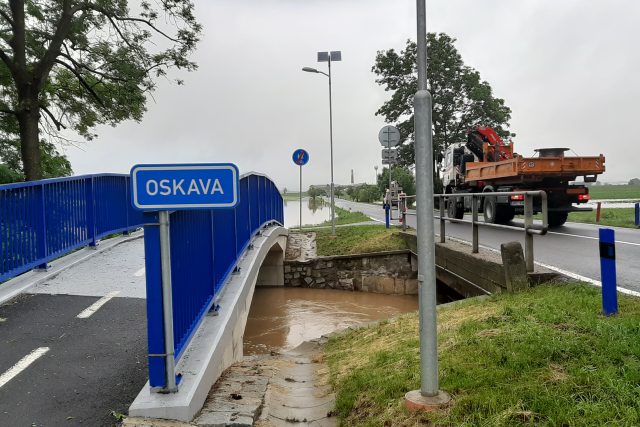 Řeky na Šumpersku a Uničovsku se vracejí k běžnému průtoku | foto: Blanka Mazalová,  Český rozhlas