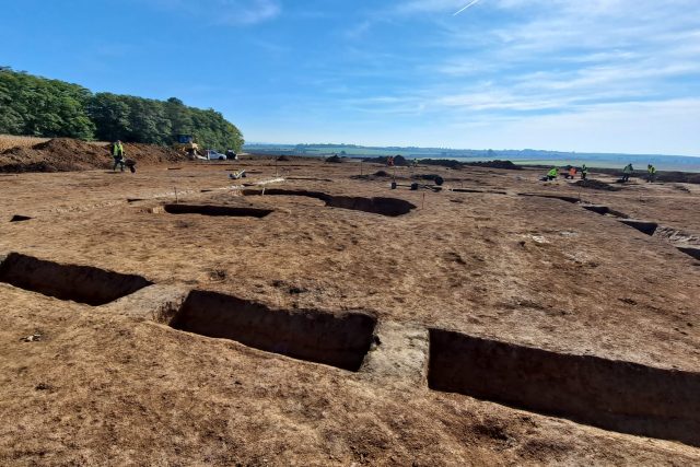 Archeologové nedaleko Křelova našli pozůstatky ze třech období | foto: Barbora Weinekötter,  Český rozhlas