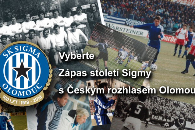 Vyberte Zápas století Sigmy s Českým rozhlasem Olomouc | foto: Tomáš Sedláček,  Český rozhlas