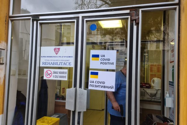 Covid oddělení pro ukrajinské uprchlíky ve FNOL | foto: Barbora Sonnková,  Český rozhlas