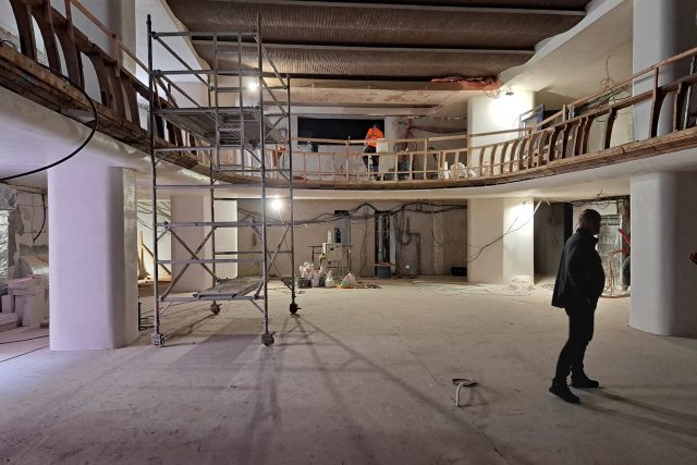 Přestavba bývalého kina Central a Divadla hudby v Olomouci | foto: Blanka Mazalová,  Český rozhlas
