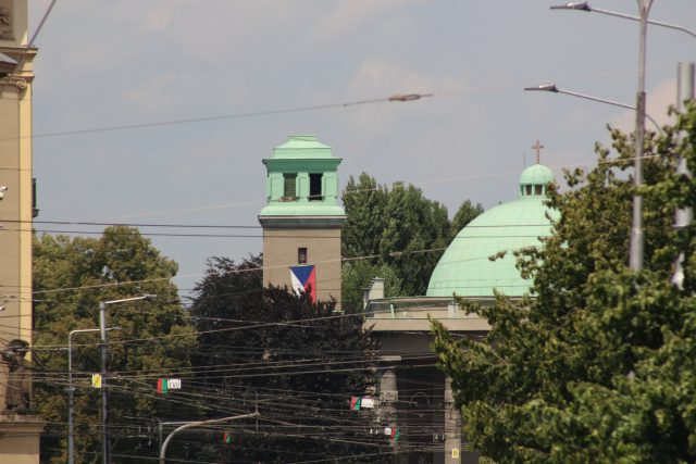 Věž Husova sboru v Olomouci bez kalicha | foto: Aleš Spurný,  Český rozhlas