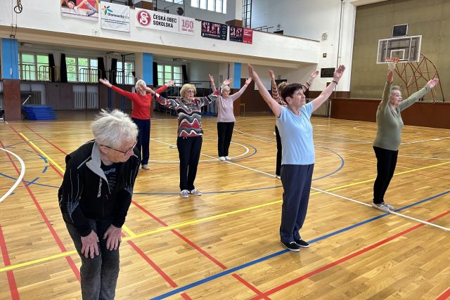 Seniorky v Přerově cvičí na sokolský slet | foto: Lenka Kratochvílová,  Český rozhlas
