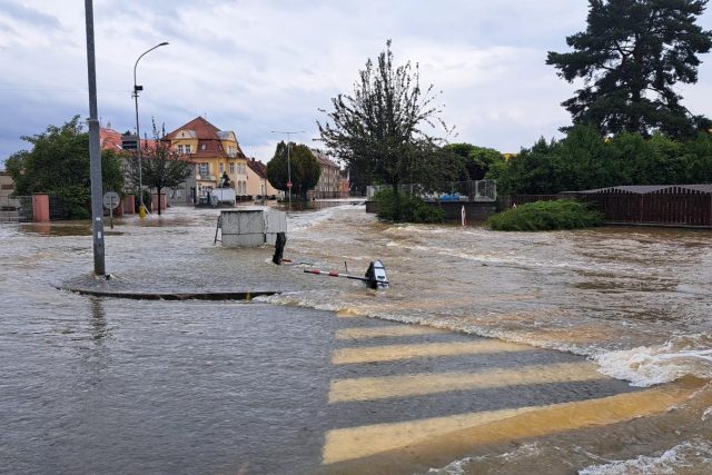 Povodně v Litovli v roce 2024 | foto: Barbora Taševská,  Český rozhlas