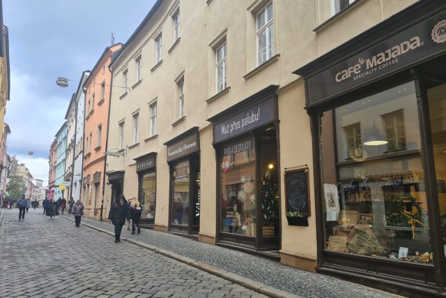 Prodejny v ulici Ztracená v Olomouci | foto: Barbora Weinekötter,  Český rozhlas
