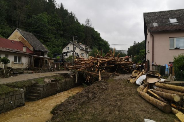 Následky povodně na Uničovsku | foto: Barbora Weinekötter,  Český rozhlas