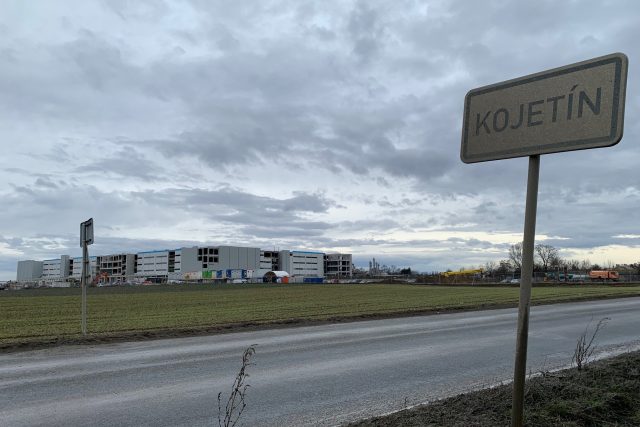 V Kojetíně se staví distribuční centrum firmy Amazon | foto: Lenka Kratochvílová,  Český rozhlas