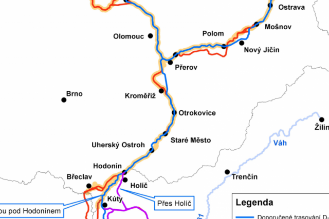 Plánovaný kanál Dunaj-Odra-Labe | foto: Ministerstvo dopravy